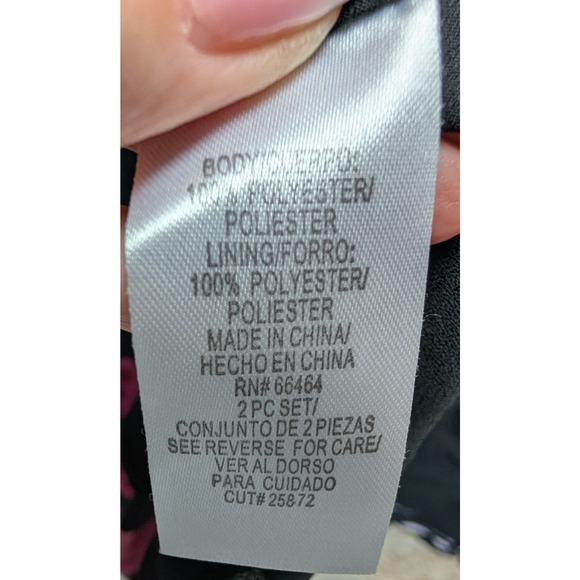 VTG 90s Y2K Floral Sheer Chiffon Whimsigoth Dark Fairy Grunge Boho Midi Skirt 14 - Picture 6 of 8